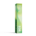 Core HHC-O Juicy Apple Disposable Vape packaging, showcasing a vibrant green and pink box design, 2ml capacity, 0% nicotine